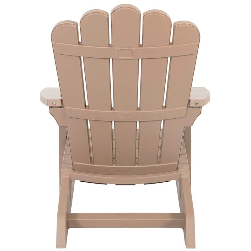 Adirondack Chair Weather-Resistant Patio Chairs with Widened Armrests