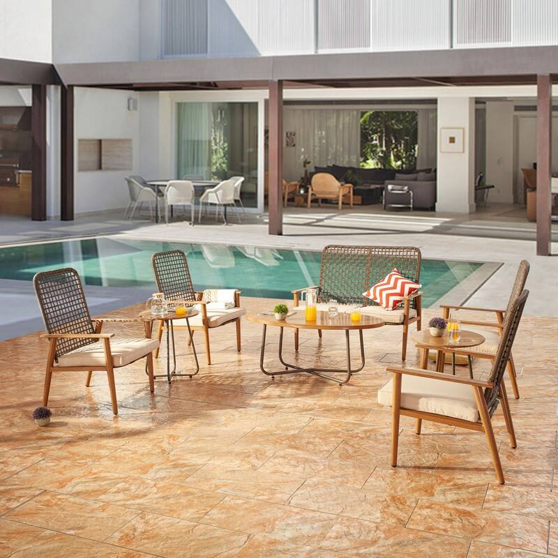 Mesh 9-Piece Outdoor Conversation Set