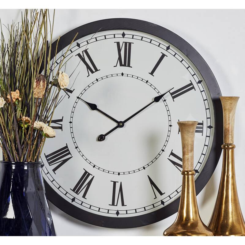 Metal Decorative Wall Clock - Roche River Decor