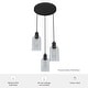 preview thumbnail 10 of 15, Hunter Lochemeade 3 Light Cluster Ceiling Pendant - Kitchen Island, Dining Table - Modern Farmhouse, Industrial, Contemporary