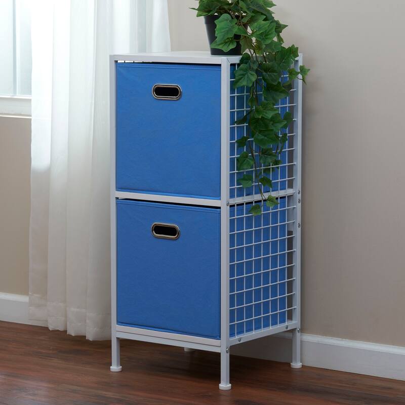 Household Essentials Fabric Storage Bins, Set of 2