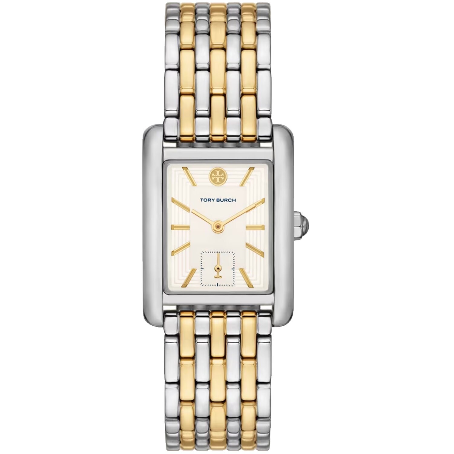Tory Burch Gold Timepiece with Cream Dial Tory Burch Clock Watch, Gold-Tone Stainless Steel | The Summit main image 2