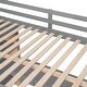 preview thumbnail 9 of 11, Full Size Loft Bed With Ladder,Shelves and Desk for Home