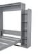 preview thumbnail 15 of 16, Queen Size Wall Bed with Storage Cabinets and Built-in Lighting Foldable Space Saving Murphy Bed