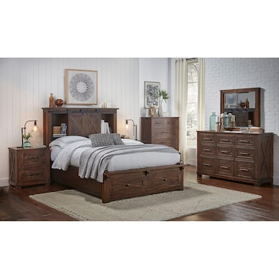 Simply Solid Shelba Solid Wood 2-drawer Nightstand