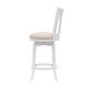 preview thumbnail 24 of 37, Hillsdale Furniture Savana Wood Upholstered Swivel Stool