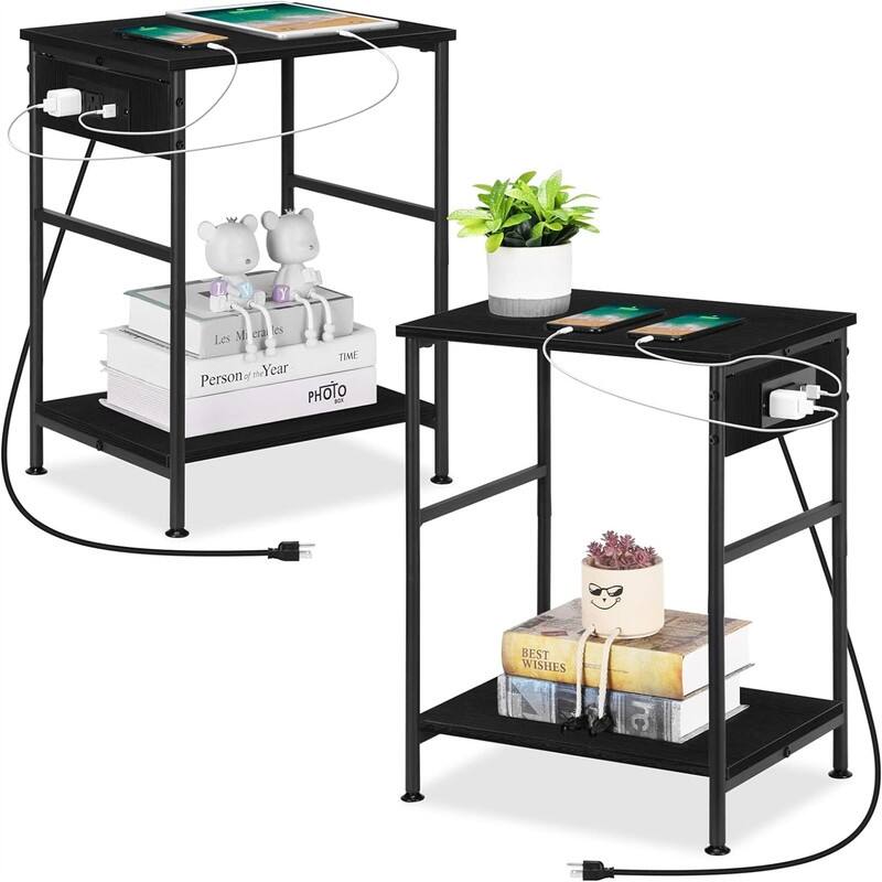 Nightstands Set of 2 - Black