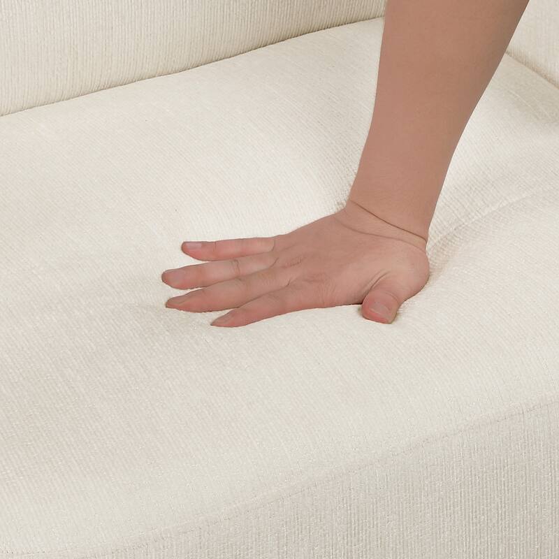 Oakhill 27.5" Chenille Accent Chair - Espresso Finish Solid Wood Legs