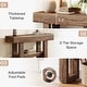 preview thumbnail 3 of 28, 41.34-Inch Farmhouse Console Table, 2-Tier Narrow Sofa Table - 41.34" W x 11.81" D x 31.5" H