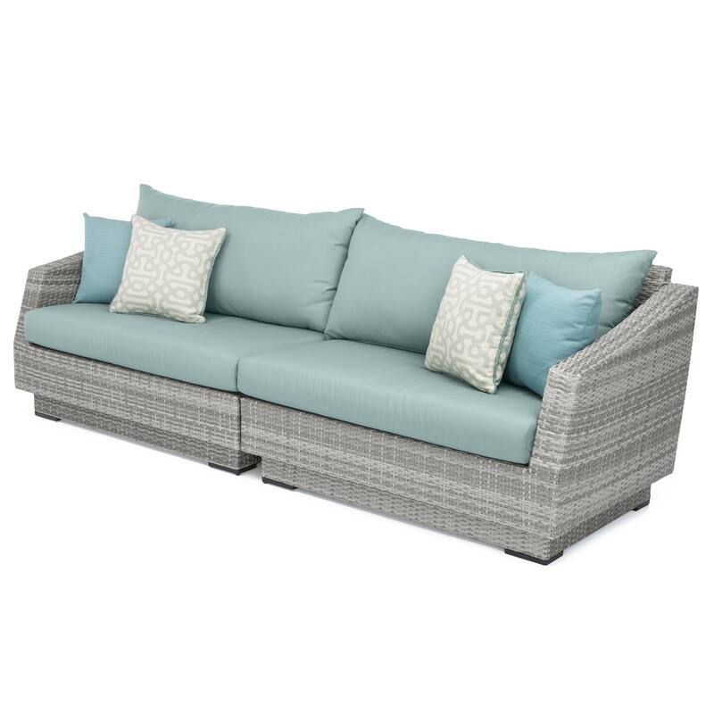 Cannes 4 Piece Sunbrella Outdoor Patio Sectional & Table
