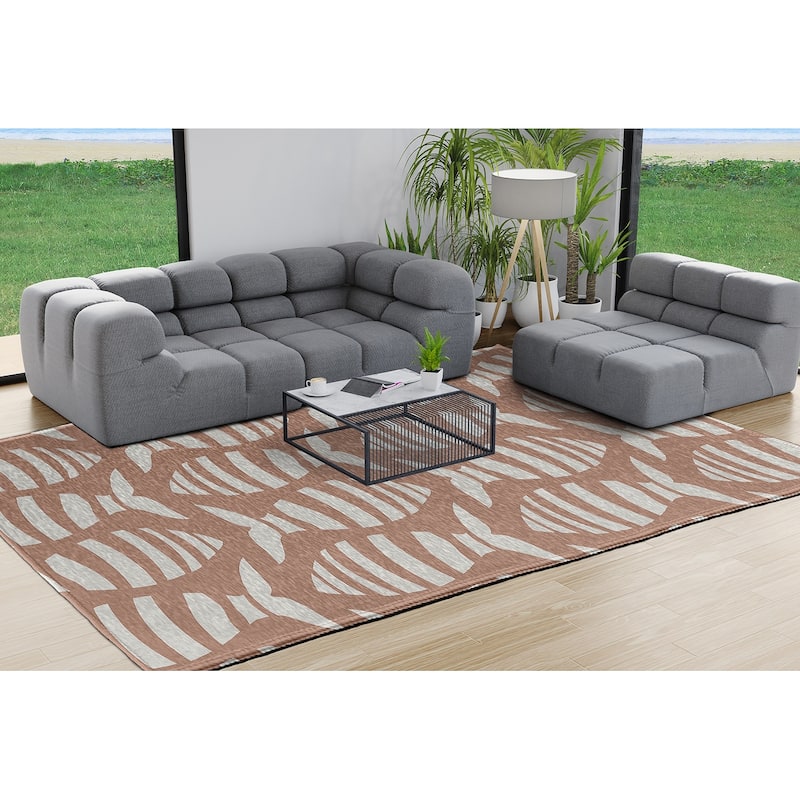 Swimming School Nautical Chenille Rug