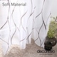 preview thumbnail 19 of 38, Deconovo Sheer Voile Line Grommet Curtain Pair(2 Panel)