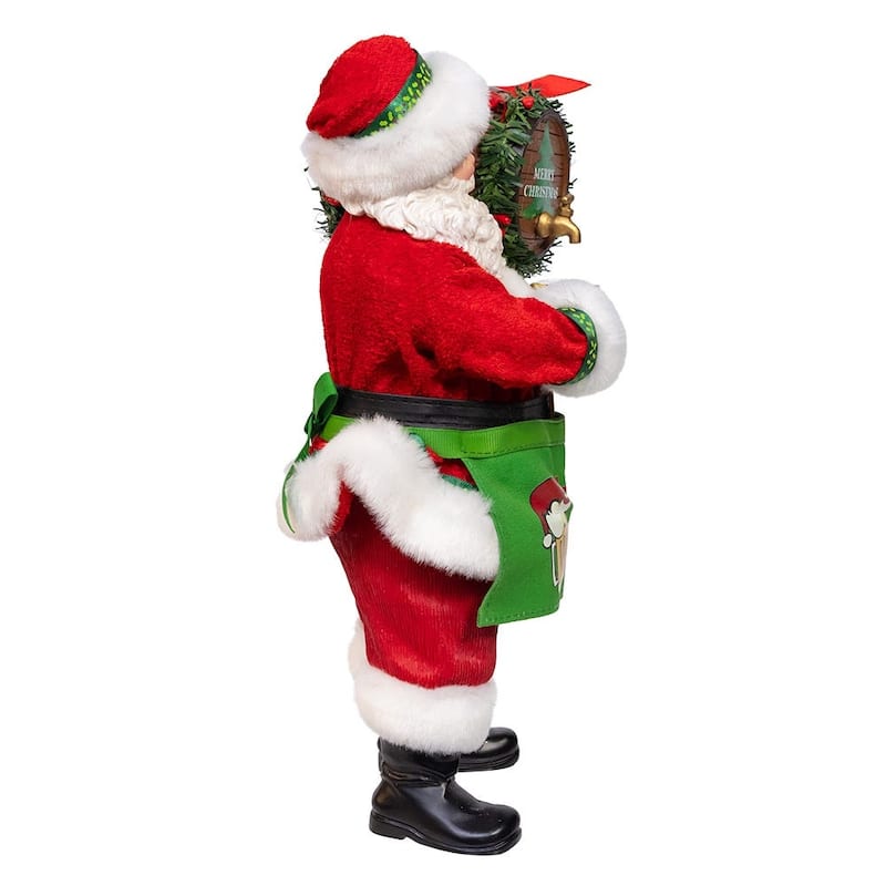 Kurt Adler 10.5-Inch Fabriche Beer Santa with Barrel