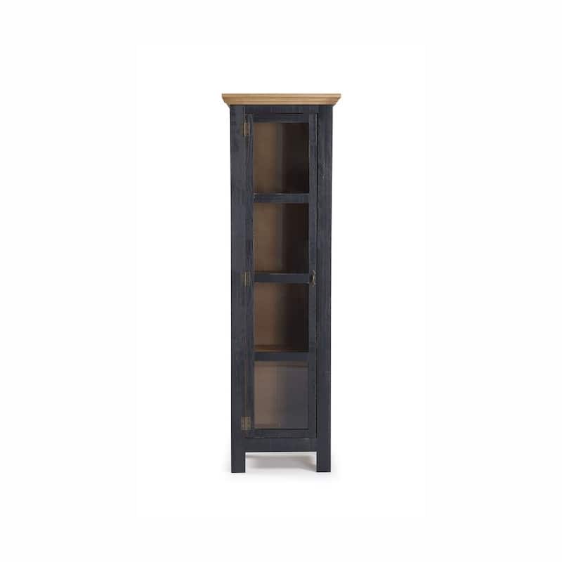 The Beach House Design Sunrise Narrow Cabinet Glass Door Compact Storage