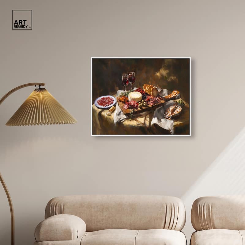 Art of Charcuterie Canvas by Art Remedy