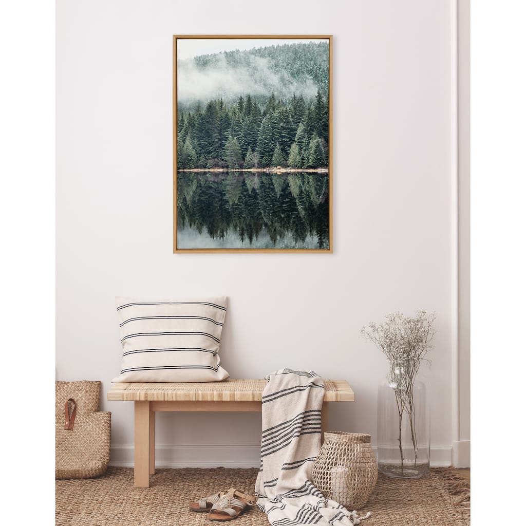 Kate and Laurel Sylvie Misty Forest Canvas by Emiko and Mark Franzen