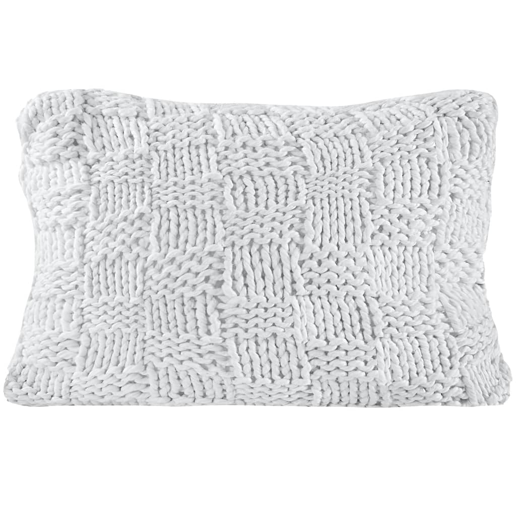 HiEnd Accents Chess Hand Knit Dutch Euro Throw Pillow, 28"x38"