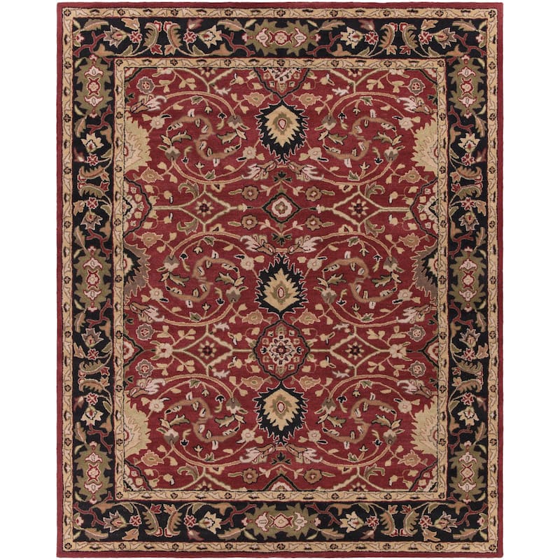 Livabliss Caesar Updated Traditional Border Area Rug
