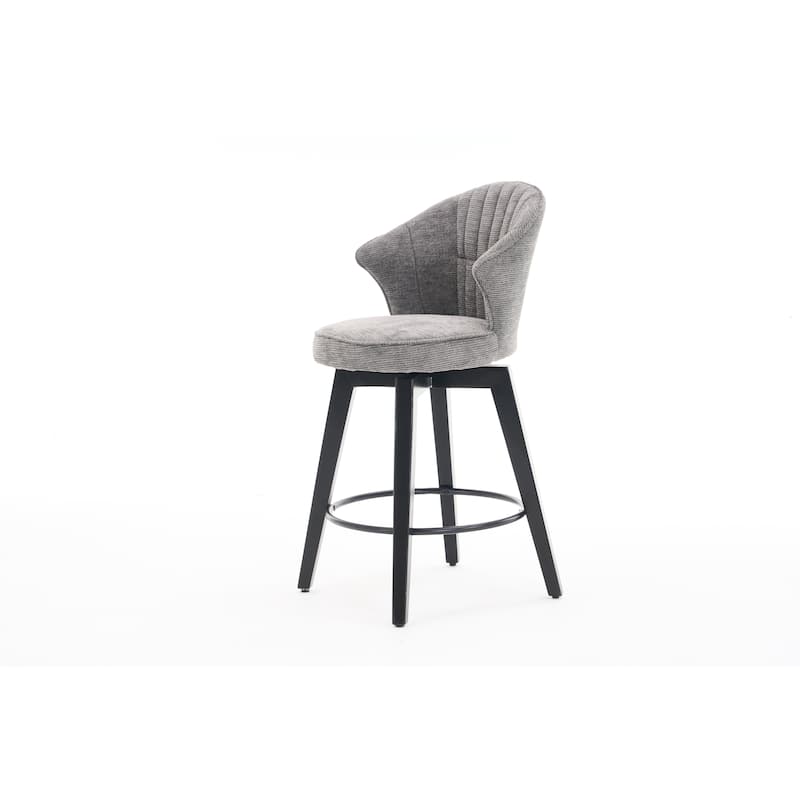 Swivel Bar Stools Side Chair Set of 2