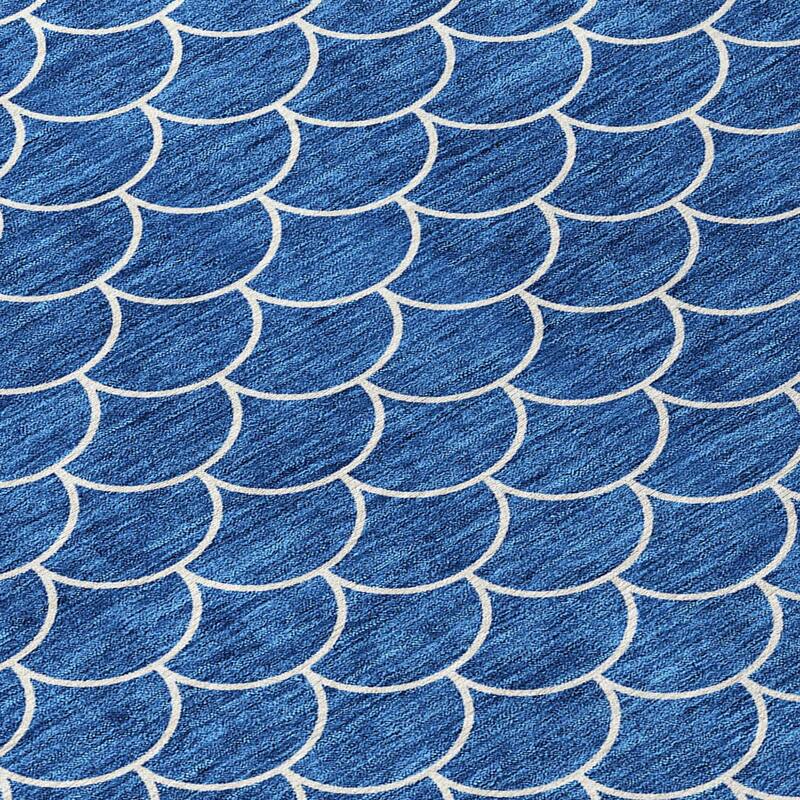 HomeRoots Geometric Transitional Rectangle Outdoor Rug