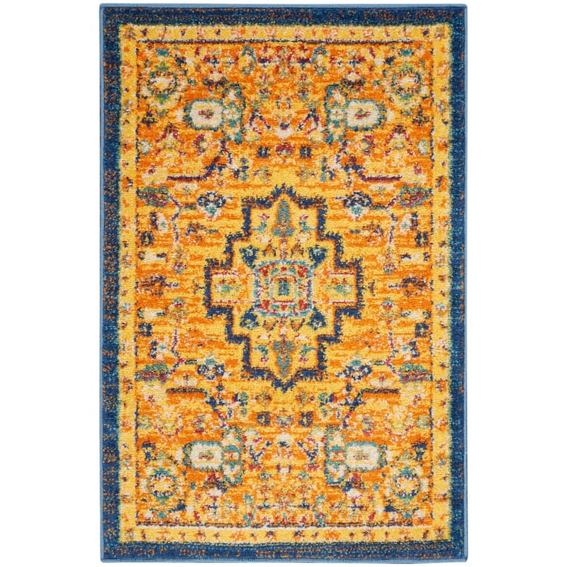 Nourison Allur Boho Contemporary Medallion Persian Area Rug