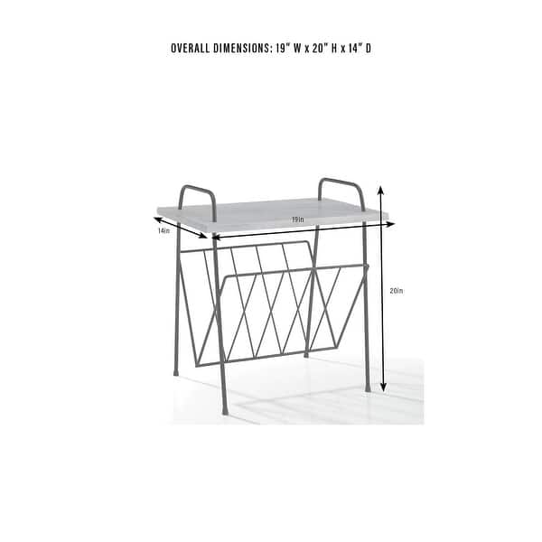 Wiltshire Turntable Stand - 14"x19"x20"