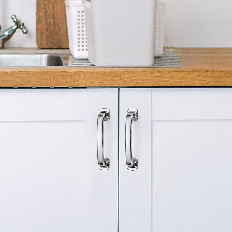 10 Pack Solid 3 Inch Drawer Pulls - 3.75"L x 0.64"W