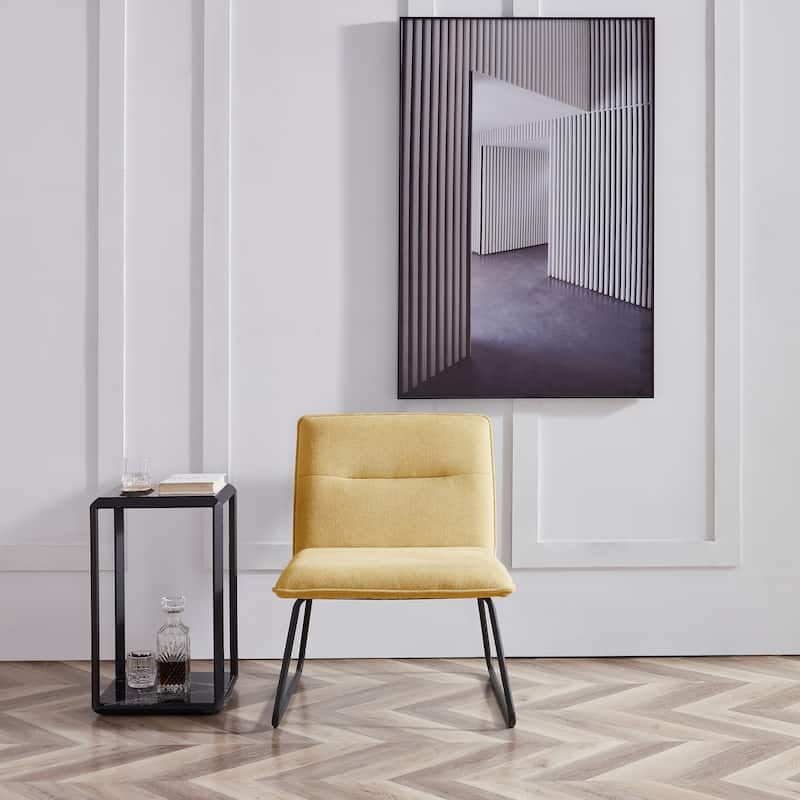 Corvus Cosmo Fabric Lounge Accent Slipper Chair