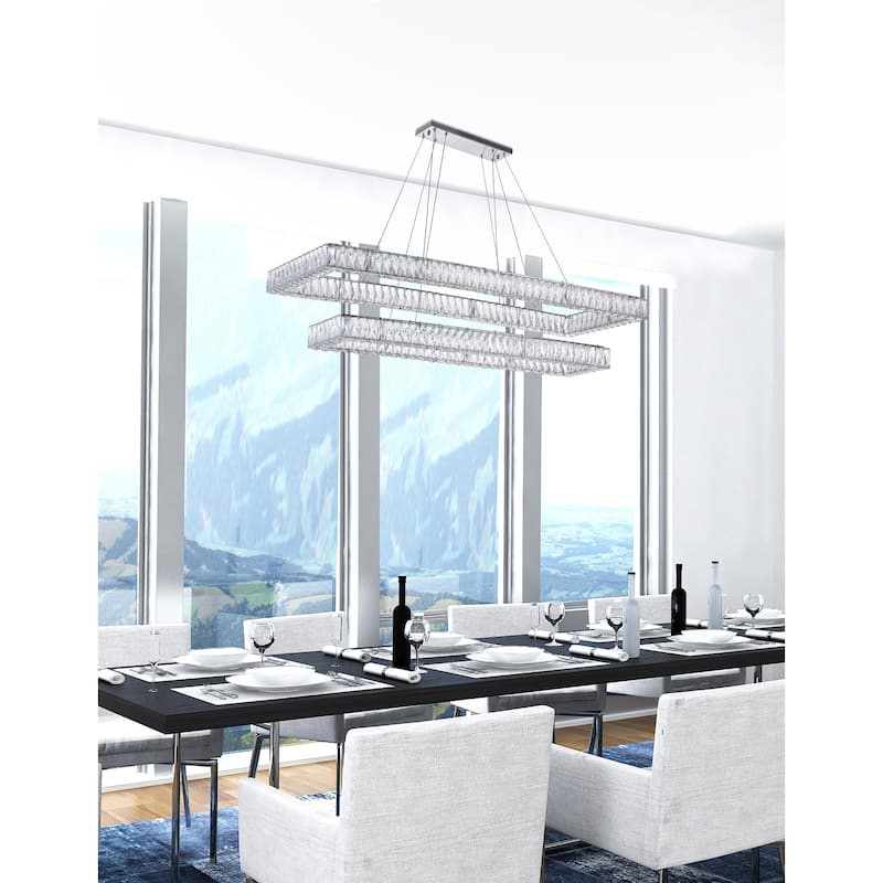 Felicity LED Chandelier With Chrome Finish
