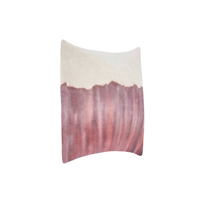 Villa by Classic Home Cora 20" Belgian Linen Hand Painted Throw Pillow