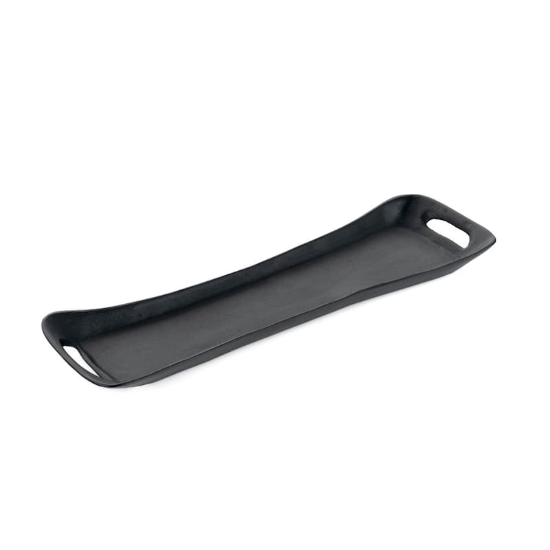 Valor Decorative Metal Tray - Small Black