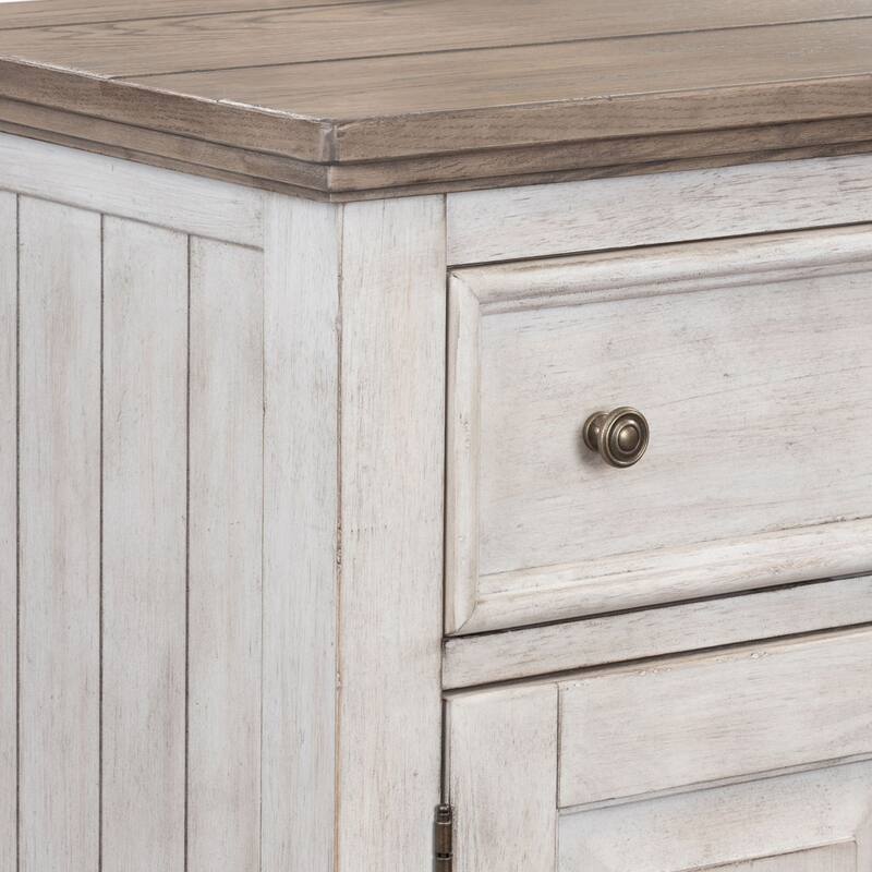 Heartland Antique White Tobacco 2 Door 6 Drawer Chesser