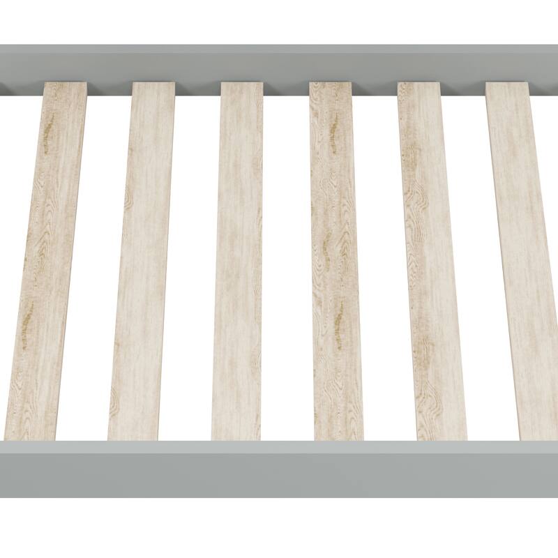 Hillsdale Caspian Wood Twin Over Twin Bunk Bed