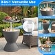 Outdoor Cooler Table 8 Gal Cool Bar w/ Height Adjustable Top - Bed Bath ...