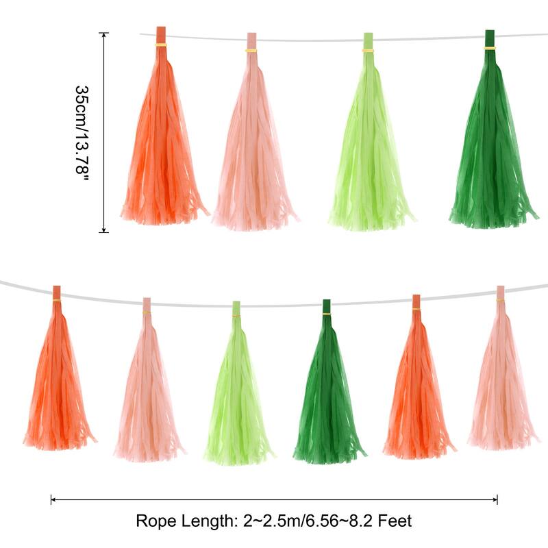 20Pcs Tassel Garland Banner with Rope