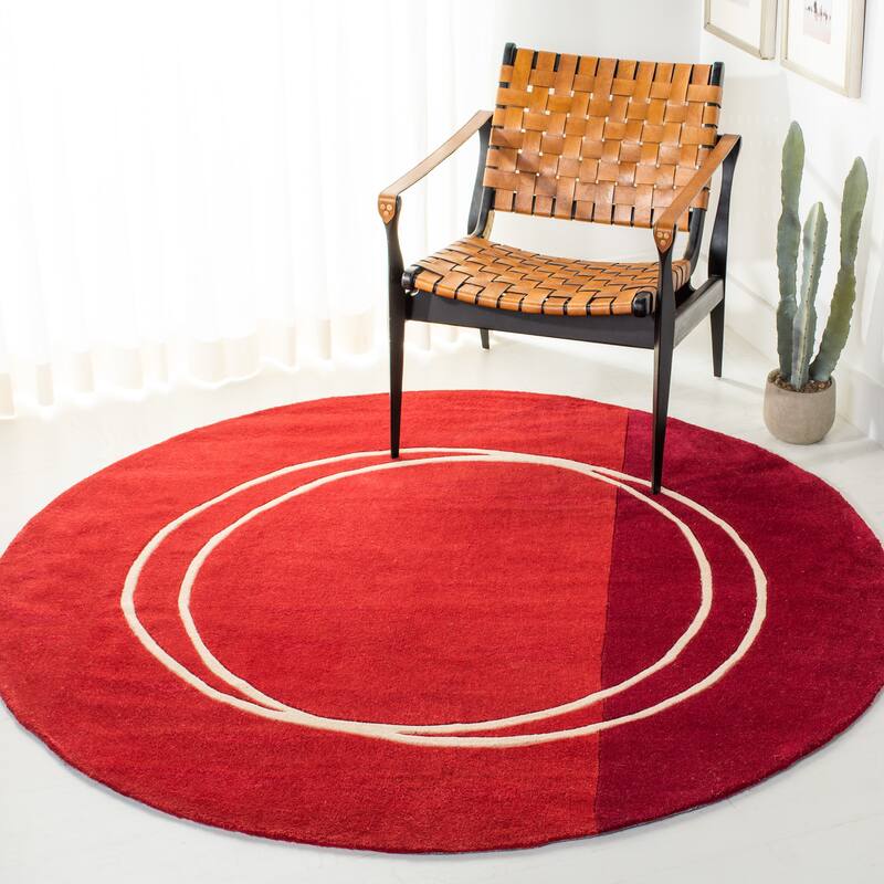 SAFAVIEH Handmade Rodeo Drive Caleigh Mid-Century Modern Abstract Wool