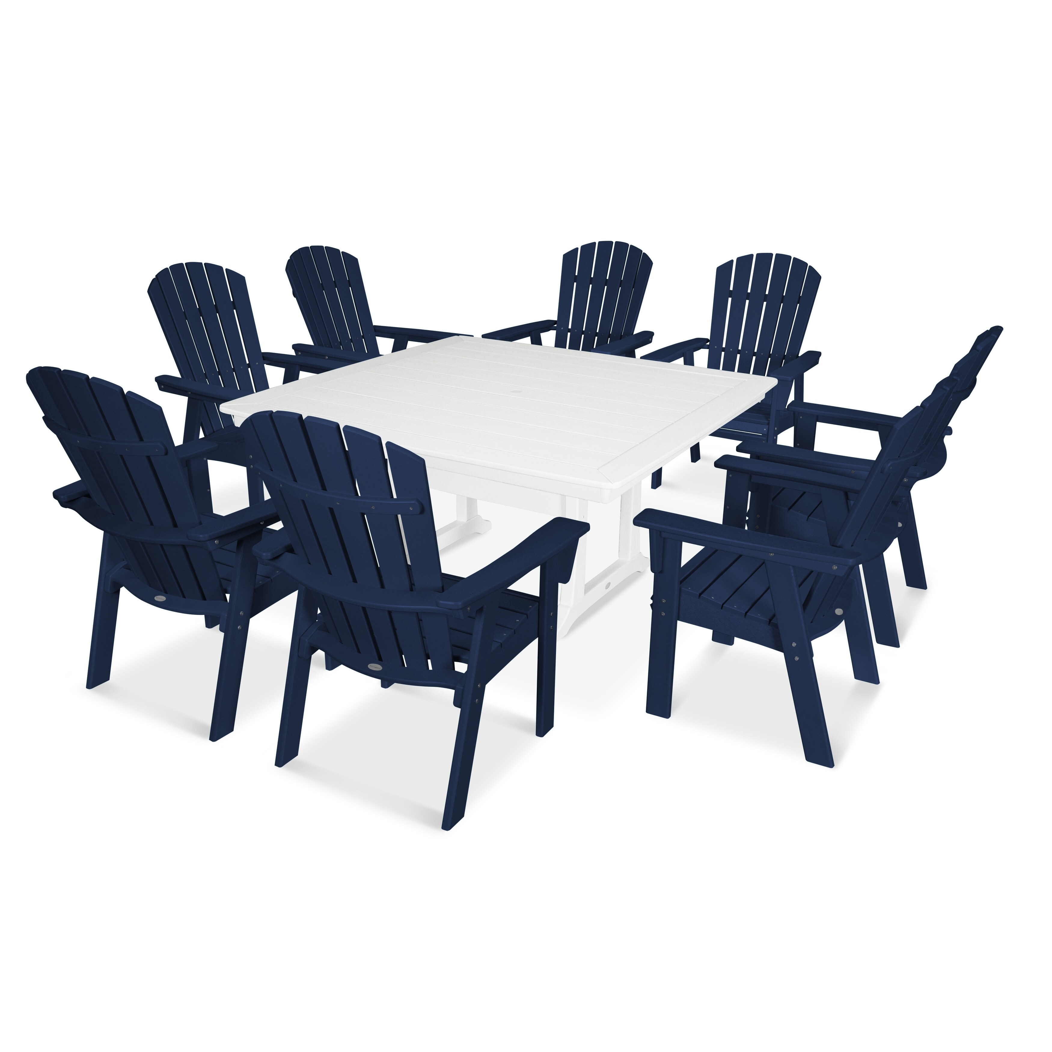 Polywood adirondack clearance dining set