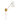 Sylvia 19.75 in. 1-Light White and Natural Brass Wall Sconce