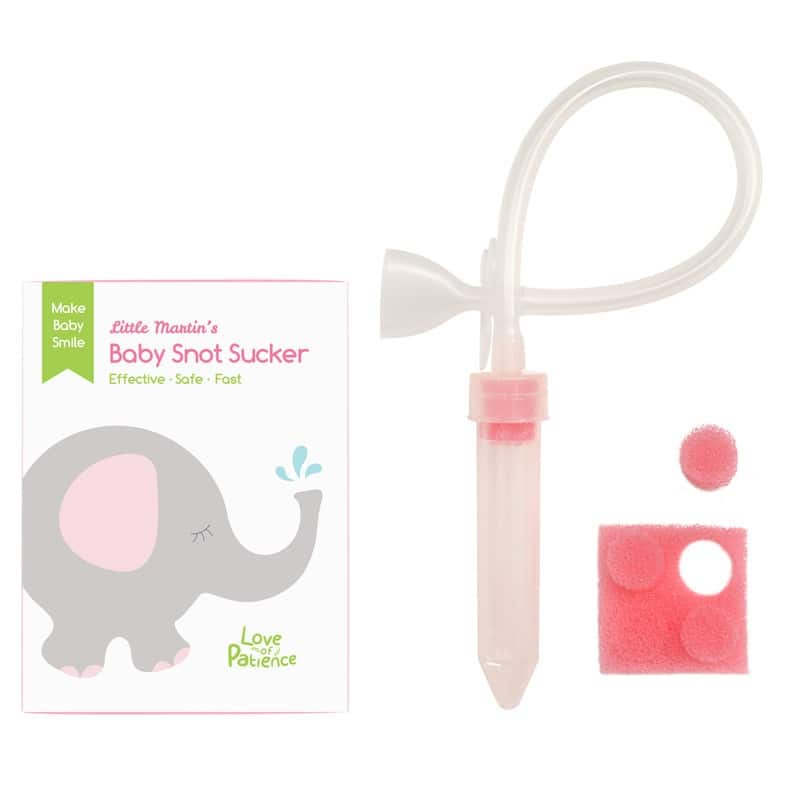 Little Martin's Reusable Snot Sucker - Pink