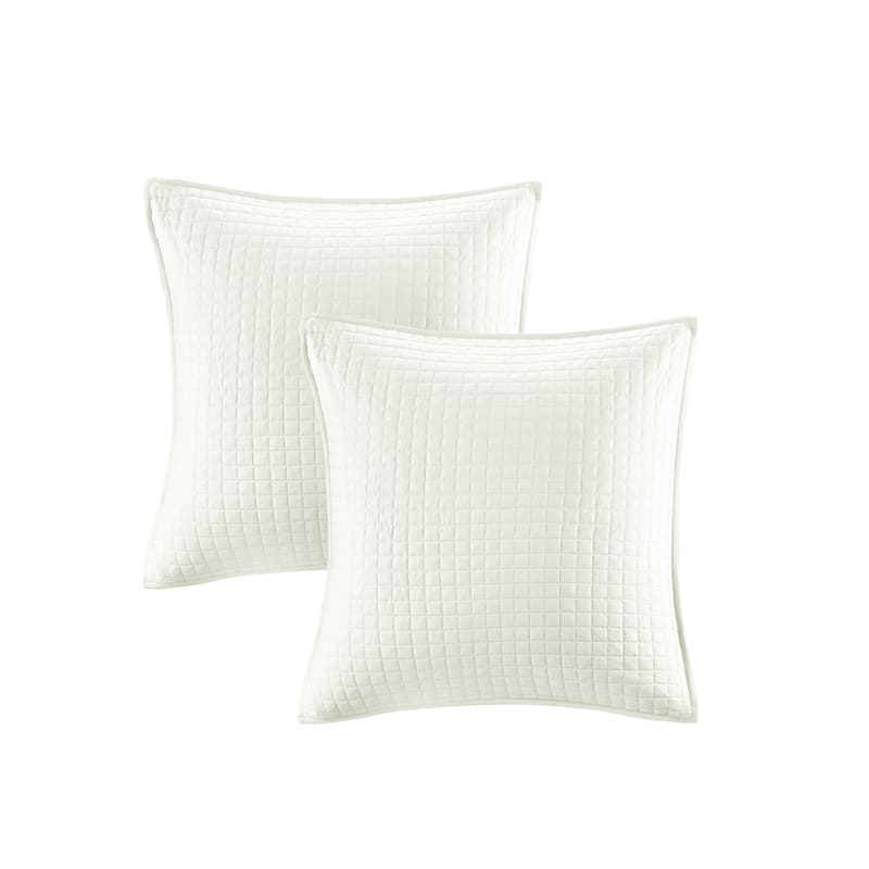 Intelligent Design Maize Cotton Jacquard Comforter Set with Euro Shams and Throw Pillows
