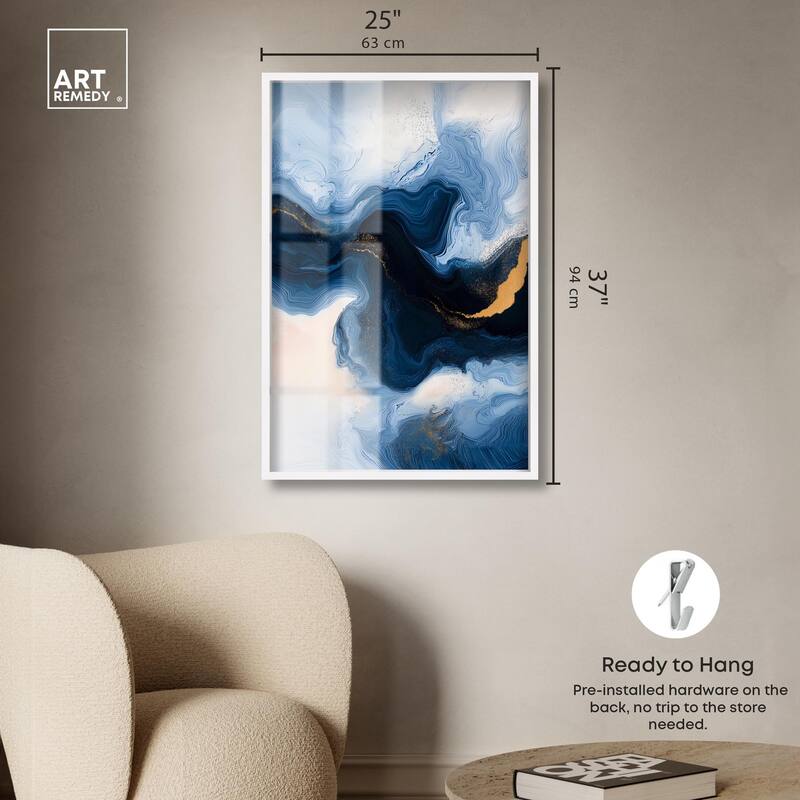 Blue Deep II Shadowbox by Art Remedy