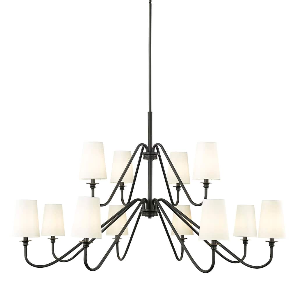 Z-Lite 7509-12-60 Gianna 12 Light 61" Wide Chandelier
