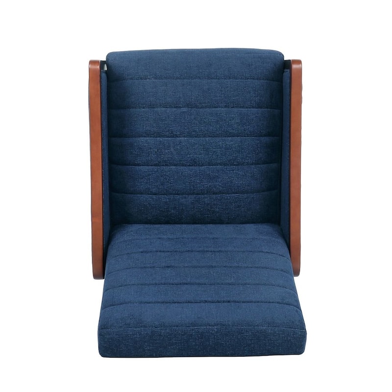 Mid-Century Modern Fabric Recliner Chair by Christopher Knight Home