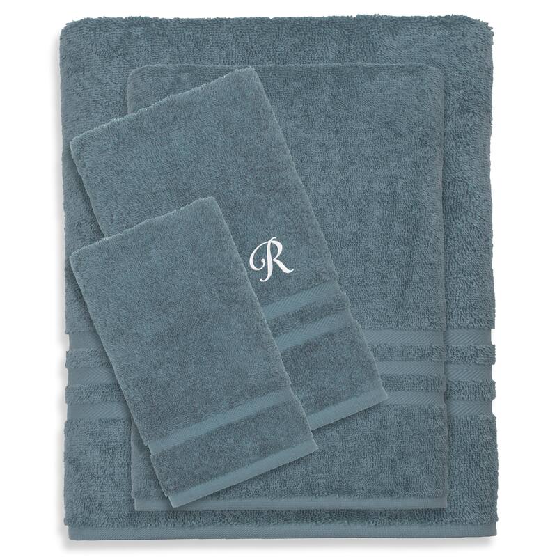 Authentic Hotel and Spa 100% Turkish Cotton 4PC Denzi Towel Set. - R