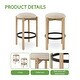 preview thumbnail 22 of 22, OSP Melissa 26" Counter Stool with Footrest and Padded Seat