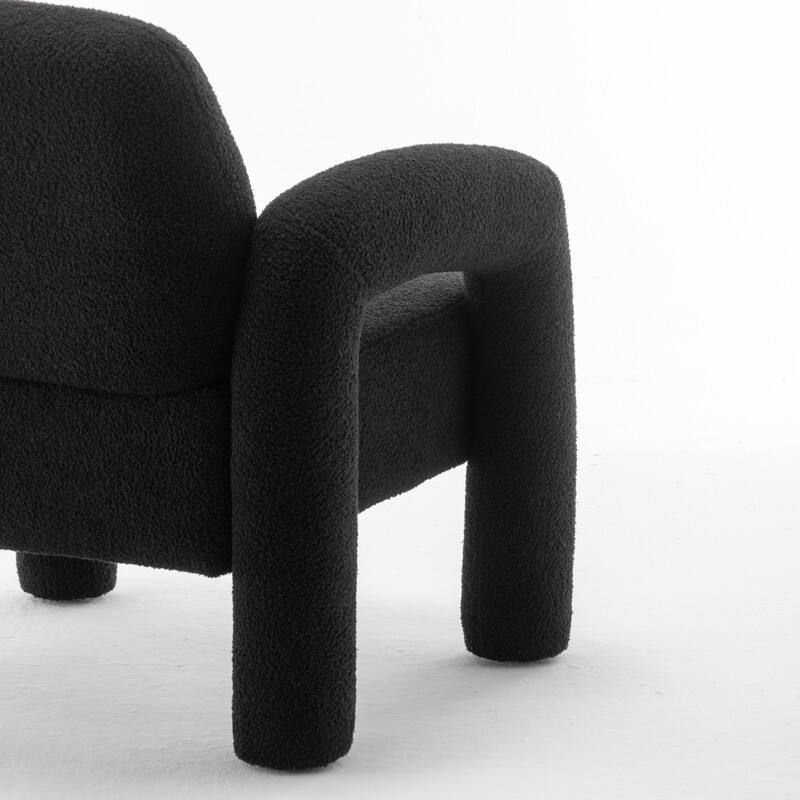 SEYNAR Modern Unique Design Upholstered Accent Chair for Living Room