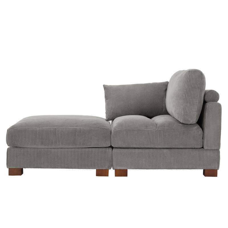 88" Convertible Larger Couch Modular Sectional Sofa Set