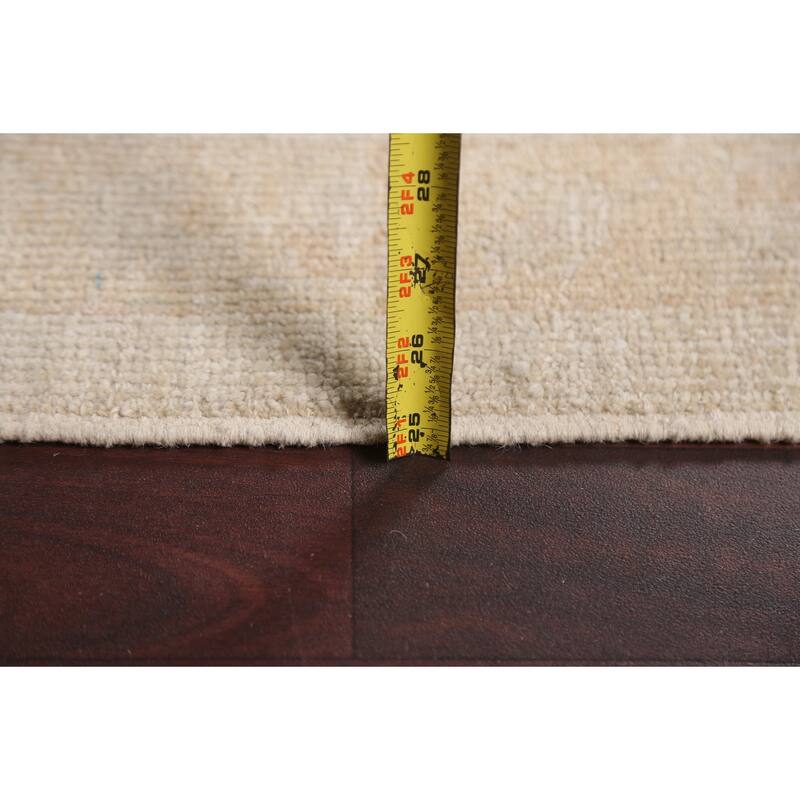 Vegetable Dye Muted Oushak Oriental Area Rug Wool Hand-knotted Carpet - 8'5" x 10'6"