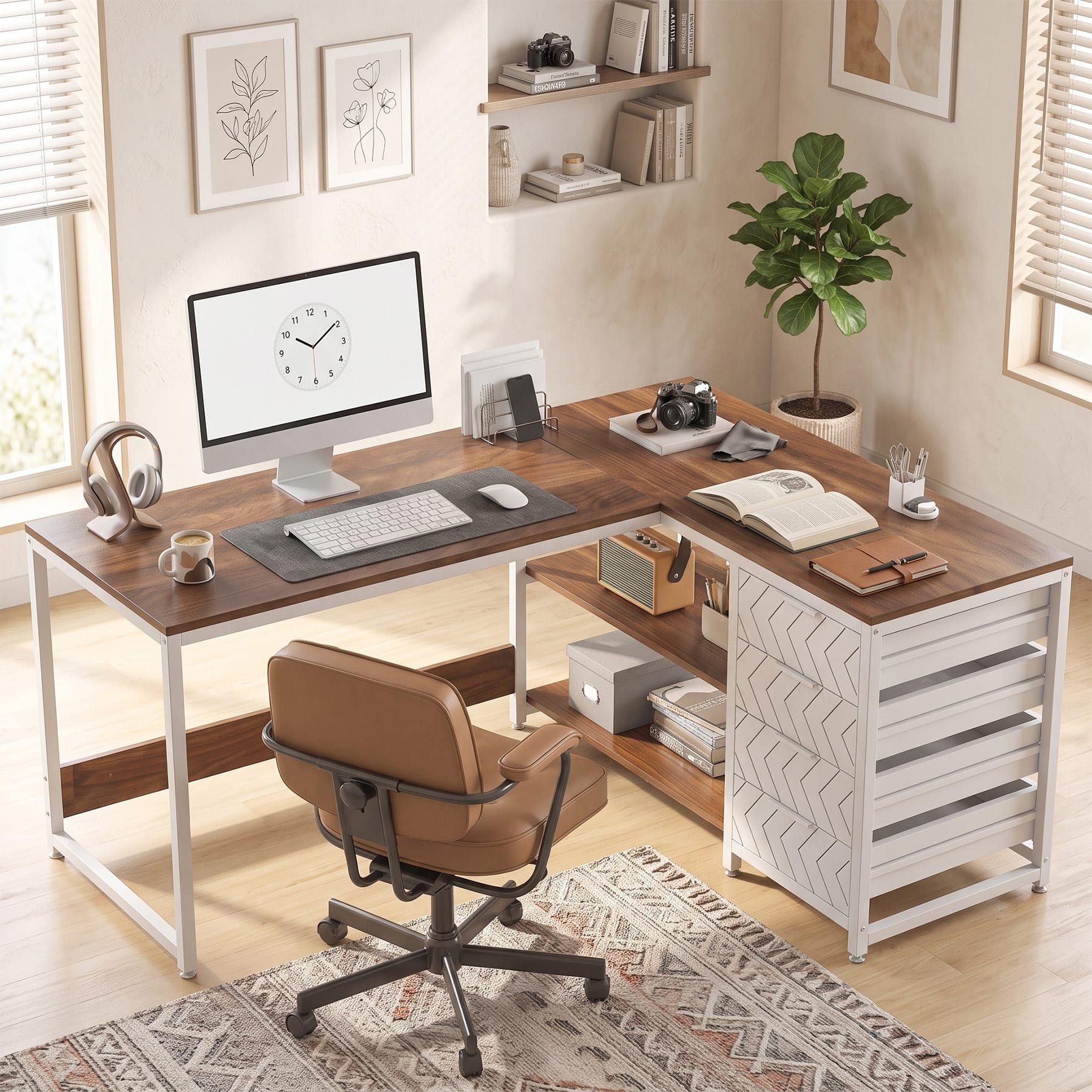 Option White & Brown