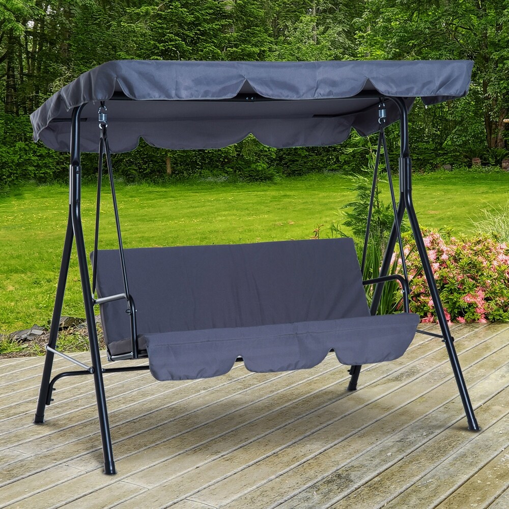 grey garden swing